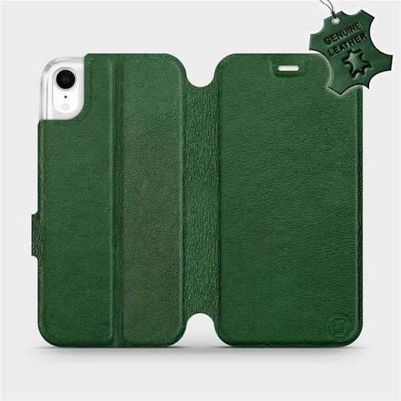 Hülle für Apple iPhone XR - Farbe Green Leather