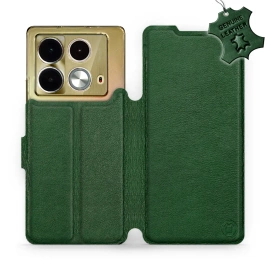 Hülle für Infinix Note 40 - Farbe Green Leather