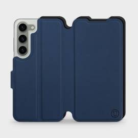 Hülle für Samsung Galaxy S23 - Farbe Marine mit Schwarz
