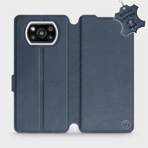 Hülle für Xiaomi POCO X3 Pro - Farbe Blue Leather