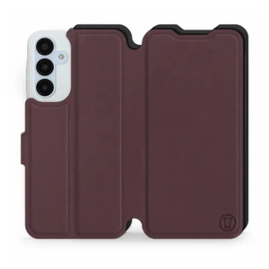Hülle für Samsung Galaxy A25 5G - Farbe Burgund mit Schwarz