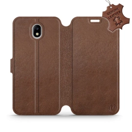 Hülle für Samsung Galaxy J7 2017 - Farbe Brown Leather