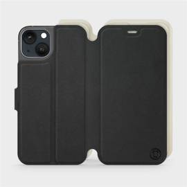 Hülle für Apple iPhone 13 - Farbe Schwarz mit Platin