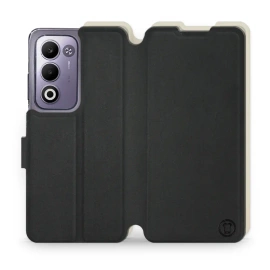 Hülle für OPPO A5m - Farbe Schwarz mit Platin