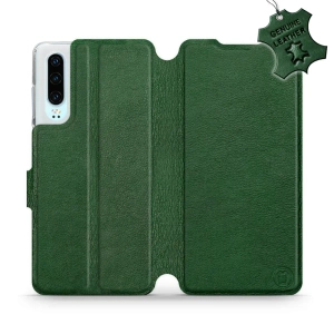 Hülle für Huawei P30 - Farbe Green Leather