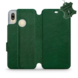 Hülle für Huawei P20 Lite - Farbe Green Leather