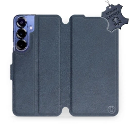 Hülle für Samsung Galaxy S25 Plus - Farbe Blue Leather
