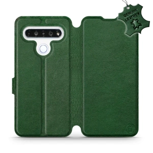 Hülle für LG K61 - Farbe Green Leather