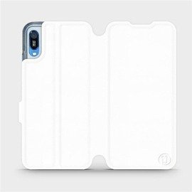 Hülle für Huawei Y6 2019 - Farbe White&Orange