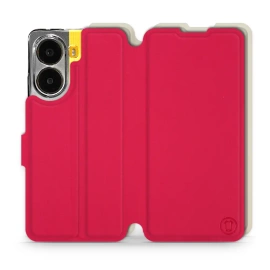 Hülle für Xiaomi POCO X7 Pro - Farbe Rot mit Platin