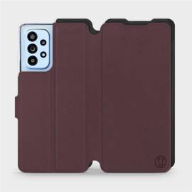 Hülle für Samsung Galaxy A53 5G - Farbe Burgund mit Schwarz