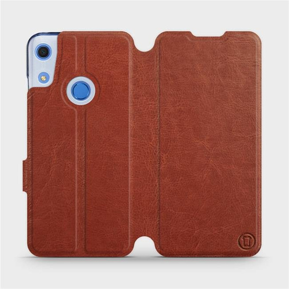 Hülle für Huawei Y6S - Farbe Brown&Orange