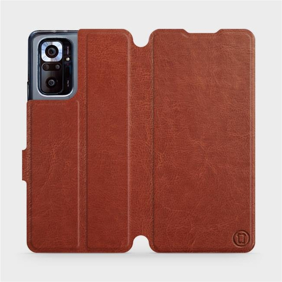 Hülle für Xiaomi Redmi Note 10 pro - Farbe Brown&Orange