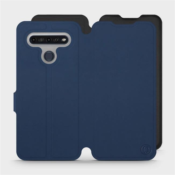 Hülle für LG K61 - Farbe Marine mit Schwarz