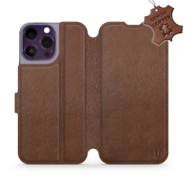 Hülle für Apple iPhone 14 Pro Max - Farbe Brown Leather
