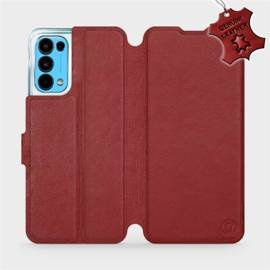 Hülle für OPPO RENO 5 5G - Farbe Dark Red Leather