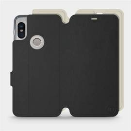 Hülle für Xiaomi Redmi Note 5 - Farbe Schwarz mit Platin