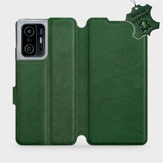 Hülle für Xiaomi 11T - Farbe Green Leather