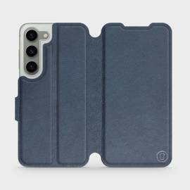 Hülle für Samsung Galaxy S23 - Farbe Blue Leather