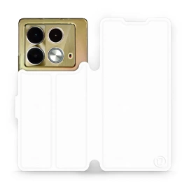 Hülle für Infinix Note 40 - Farbe White&Orange