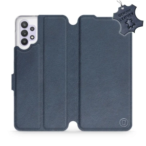 Hülle für Samsung Galaxy A32 5G - Farbe Blue Leather