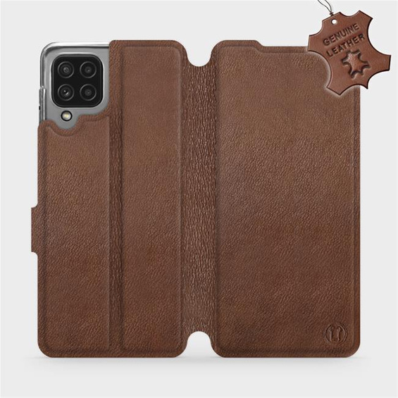 Hülle für Samsung Galaxy M32 4G - Farbe Brown Leather