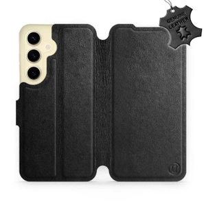 Hülle für Samsung Galaxy S24 - Farbe Black Leather