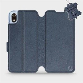 Hülle für Xiaomi Redmi 7A - Farbe Blue Leather