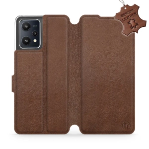Hülle für Realme 9 5G - Farbe Brown Leather