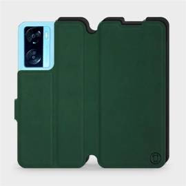 Hülle für OPPO A57s - Farbe Grün mit Schwarz
