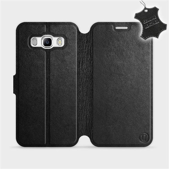 Hülle für Samsung Galaxy J5 2016 - Farbe Black Leather