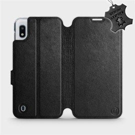 Hülle für Samsung Galaxy A10 - Farbe Black Leather