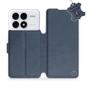 Hülle für Xiaomi POCO F6 Pro - Farbe Blue Leather