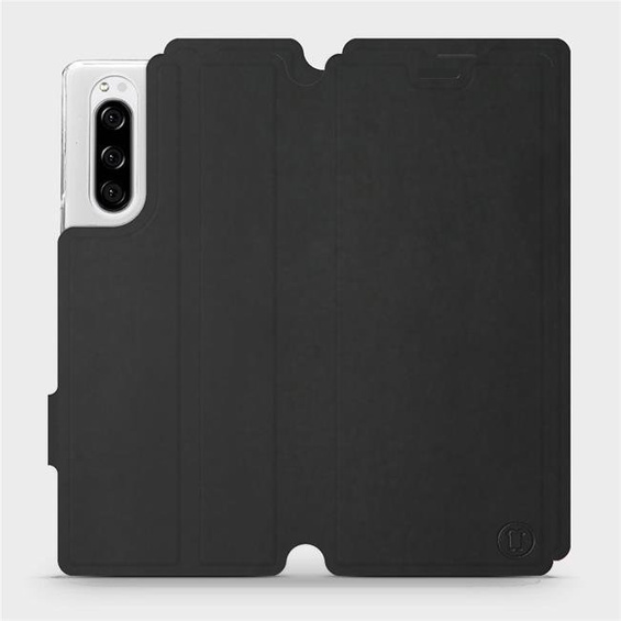 Hülle für Sony Xperia 5 - Farbe Schwarz mit Schwarz