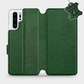 Hülle für Huawei P30 Pro - Farbe Green Leather