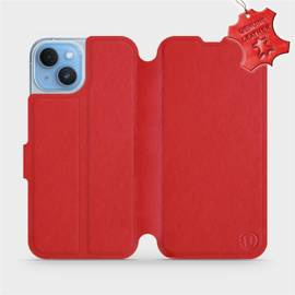 Hülle für Apple iPhone 14 - Farbe Red Leather