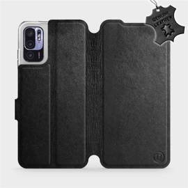 Hülle für Xiaomi Redmi Note 10 5G - Farbe Black Leather
