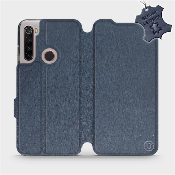 Hülle für Xiaomi Redmi Note 8 - Farbe Blue Leather