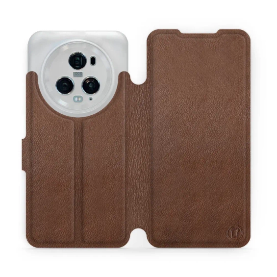 Hülle für Huawei Honor Magic5 Pro 5G - Farbe Brown Leather