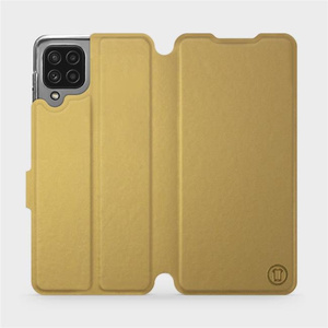 Hülle für Samsung Galaxy A22 4G - Farbe Gold&Orange