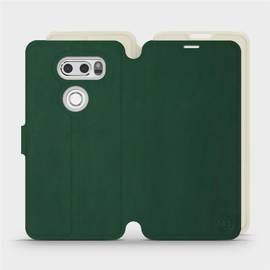 Hülle für LG V30 - Farbe Grün mit Platin