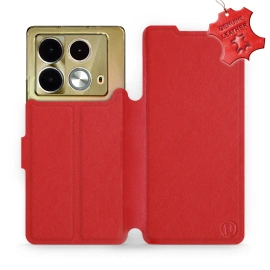 Hülle für Infinix Note 40 - Farbe Red Leather