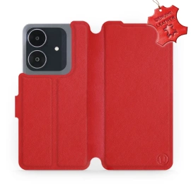 Hülle für Realme Note 60 - Farbe Red Leather