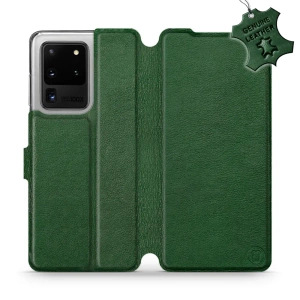 Hülle für Samsung Galaxy S20 Ultra - Farbe Green Leather