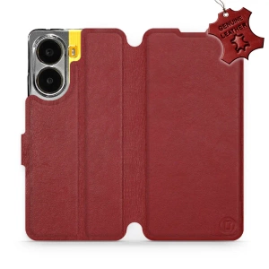 Hülle für Xiaomi POCO X7 Pro - Farbe Dark Red Leather