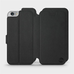 Hülle für Apple iPhone 6 - Farbe Schwarz mit Schwarz