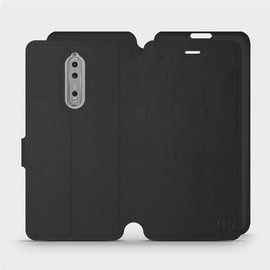 Hülle für Nokia 8 - Farbe Schwarz mit Schwarz