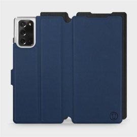 Hülle für Samsung Galaxy Note 20 - Farbe Marine mit Schwarz