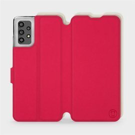 Hülle für Samsung Galaxy A32 4G - Farbe Rot mit Platin