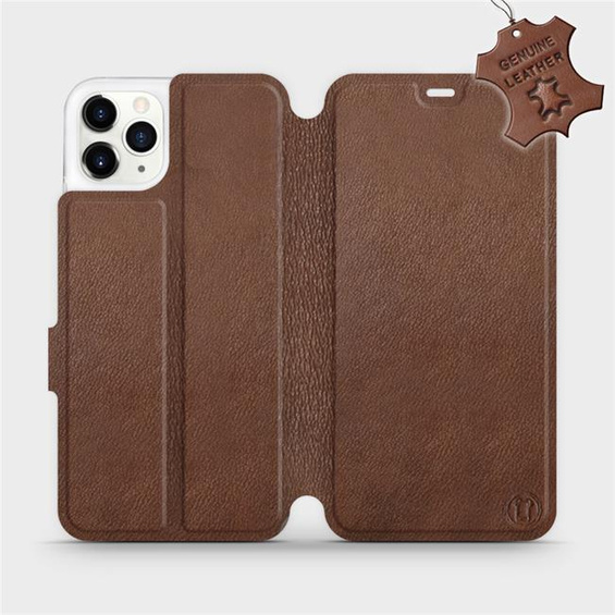 Hülle für Apple iPhone 11 Pro Max - Farbe Brown Leather